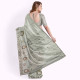 Exclusive  Jacquard Embroidery Saree